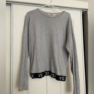 Victoria’s Secret VSX Sport Gray Pullover sweatshirt size LG